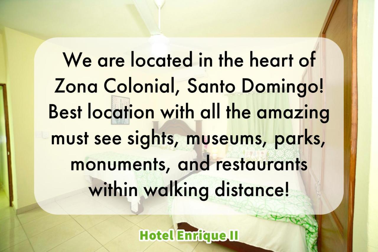 Hotel Enrique II Zona Colonial Vista Al Malecon Santo Domingo Bagian luar foto